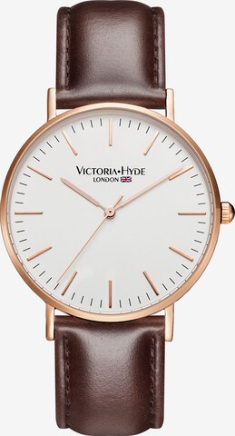 Victoria Hyde Analoog horloge in Bruin: voorkant