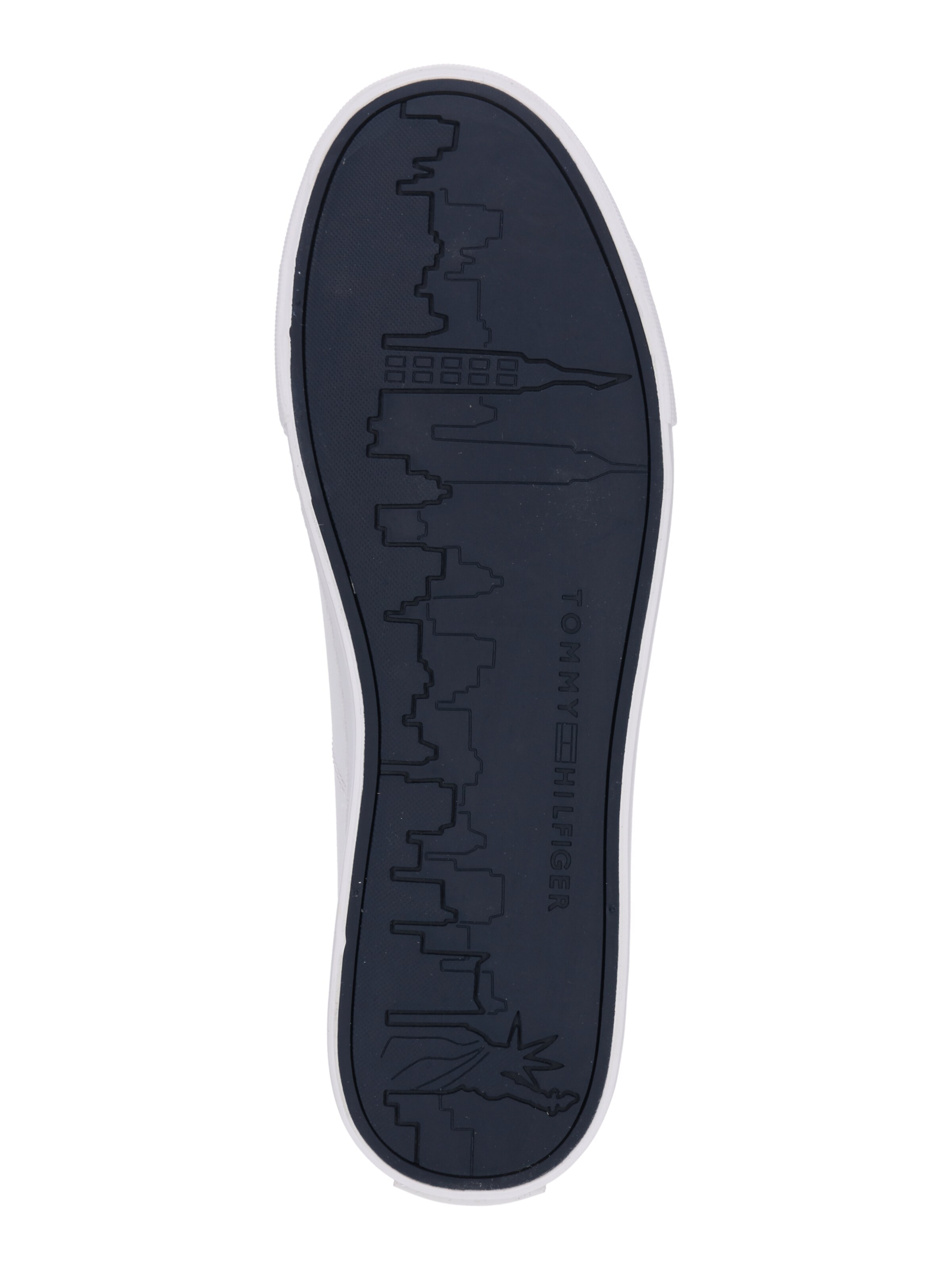 TOMMY HILFIGER Nízke tenisky 'Essential' - Biela: spodná strana