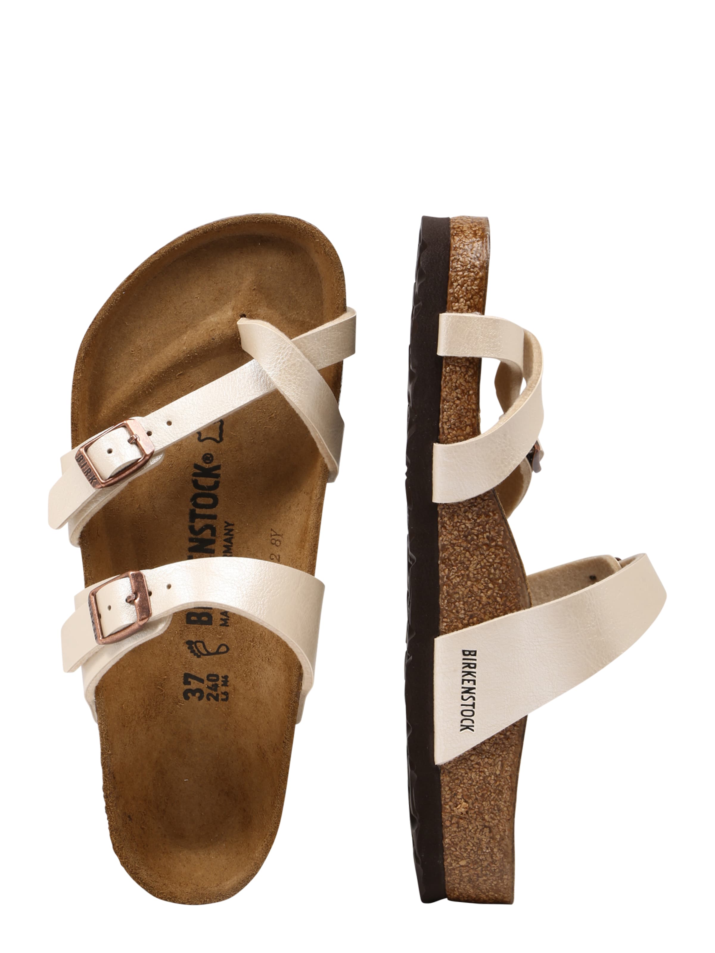 BIRKENSTOCK Žabky 'Mayari' – béžová: boční strana