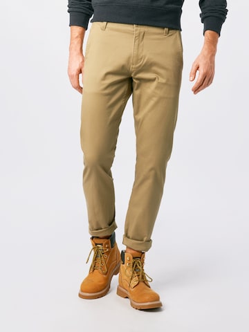 ruda Dockers Prigludęs „Chino“ stiliaus kelnės 'ALPHA ORIGINAL': priekis