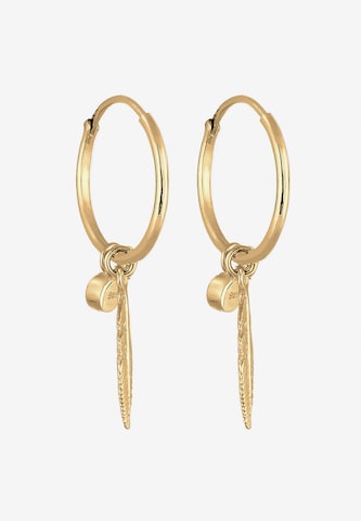 ELLI Earrings 'Feder' in Gold