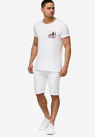 INDICODE JEANS Regular Jeans 'Caden' in White