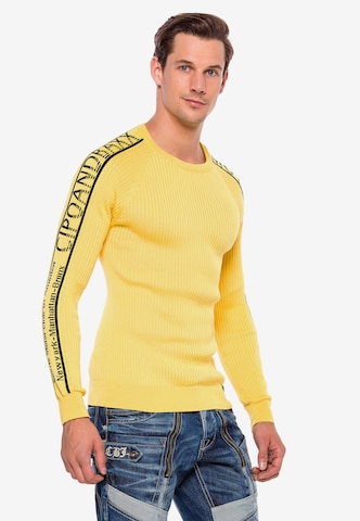 CIPO & BAXX Sweater in Yellow