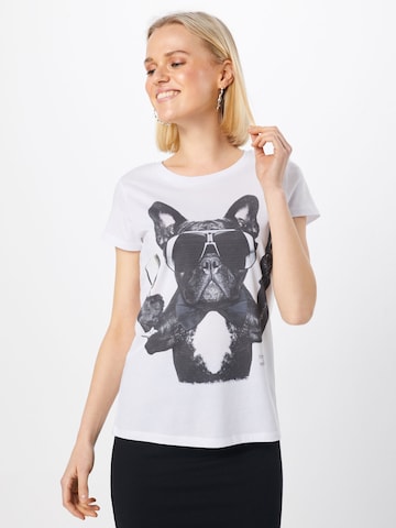 EINSTEIN & NEWTON Shirt 'Champagne Dog' in Grey: front