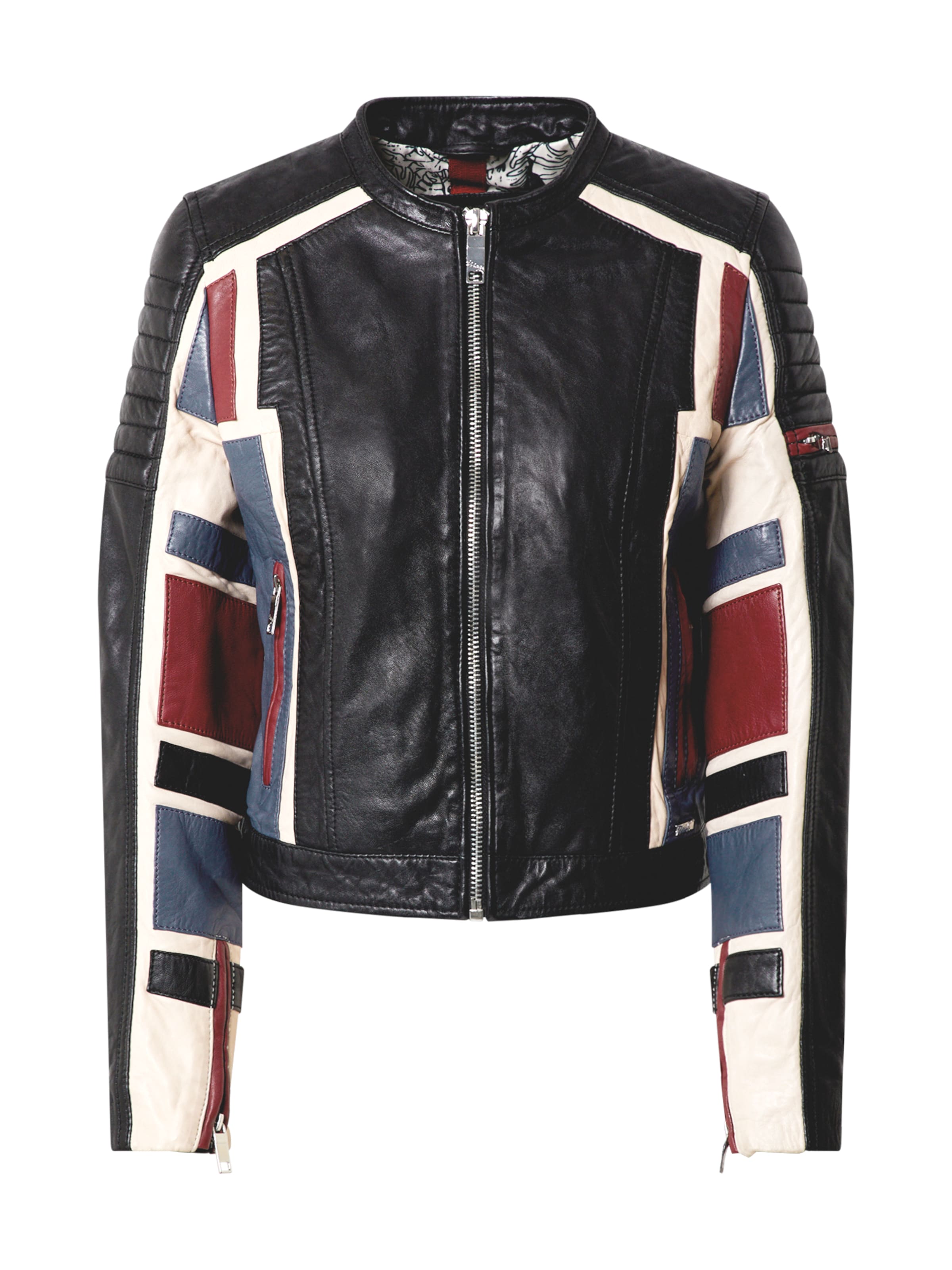 Maze Tussenjas ' Nebraska ' in Zwart: voorkant