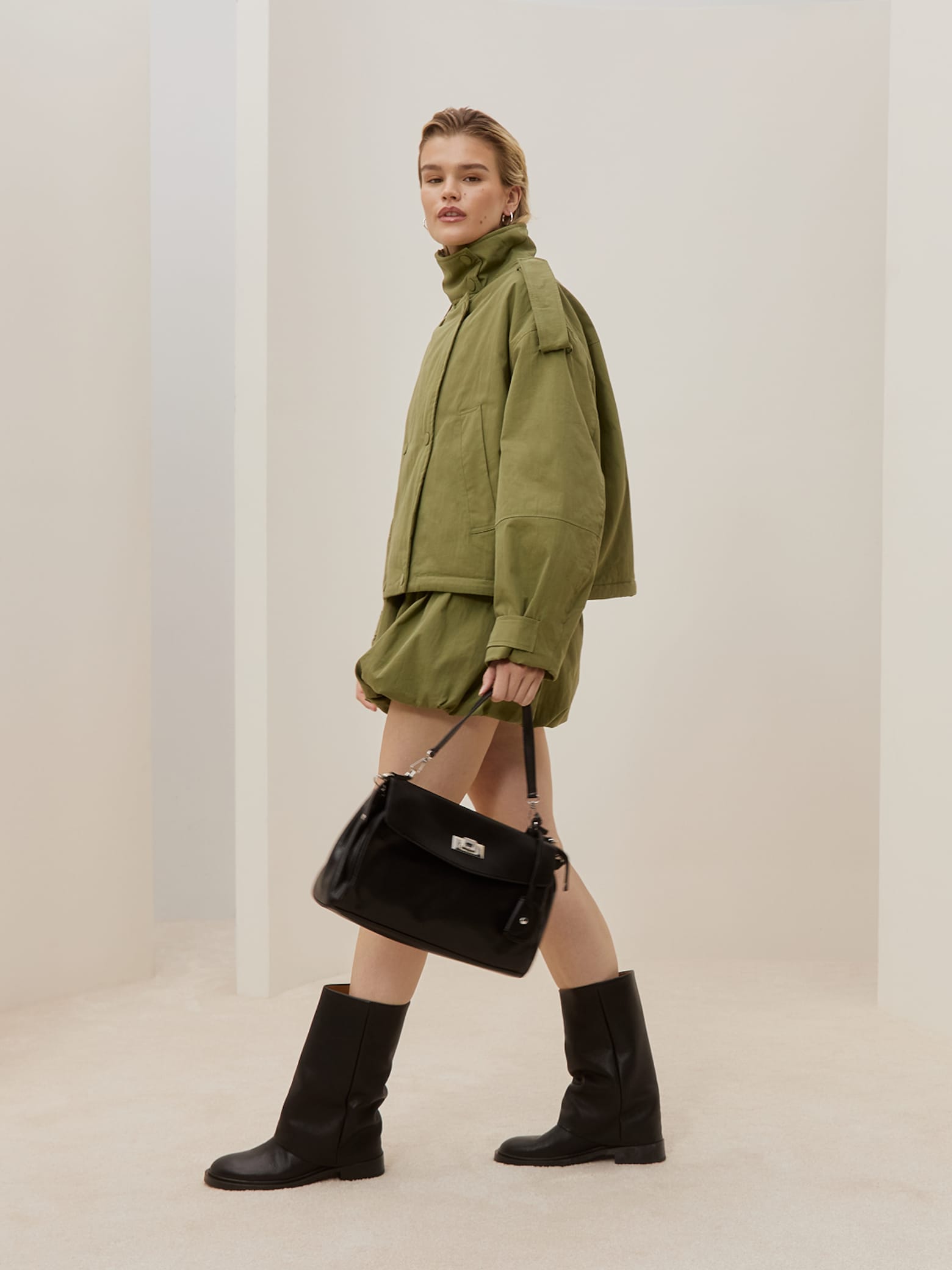Amelia B. - Green Skirt and Jacket Set Look