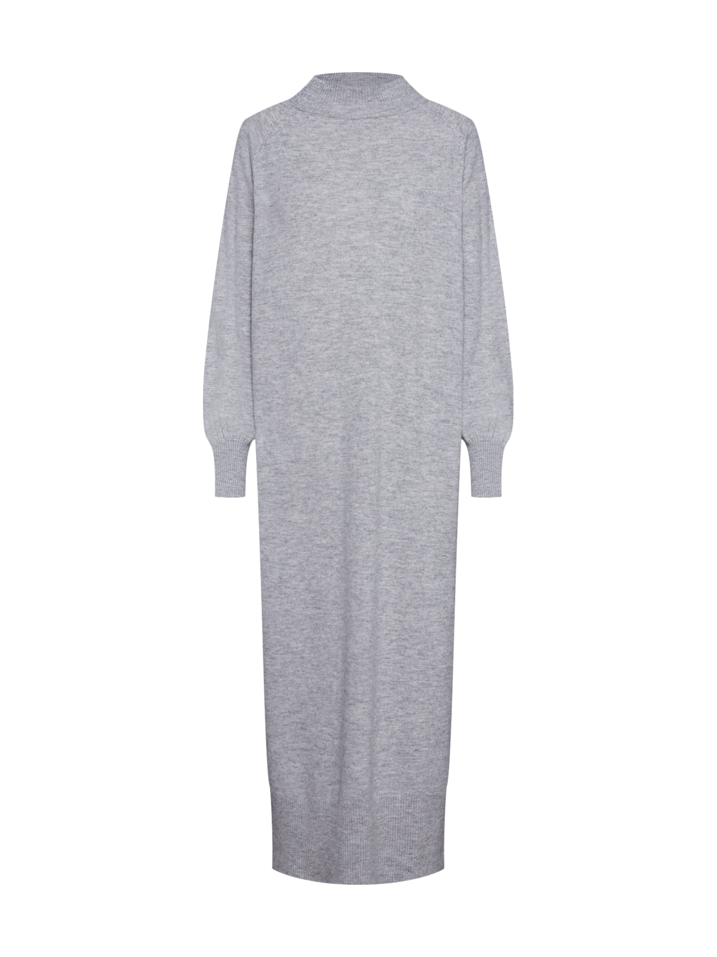 LAUREL - Gebreide jurk '12028' in de kleur Grijs
