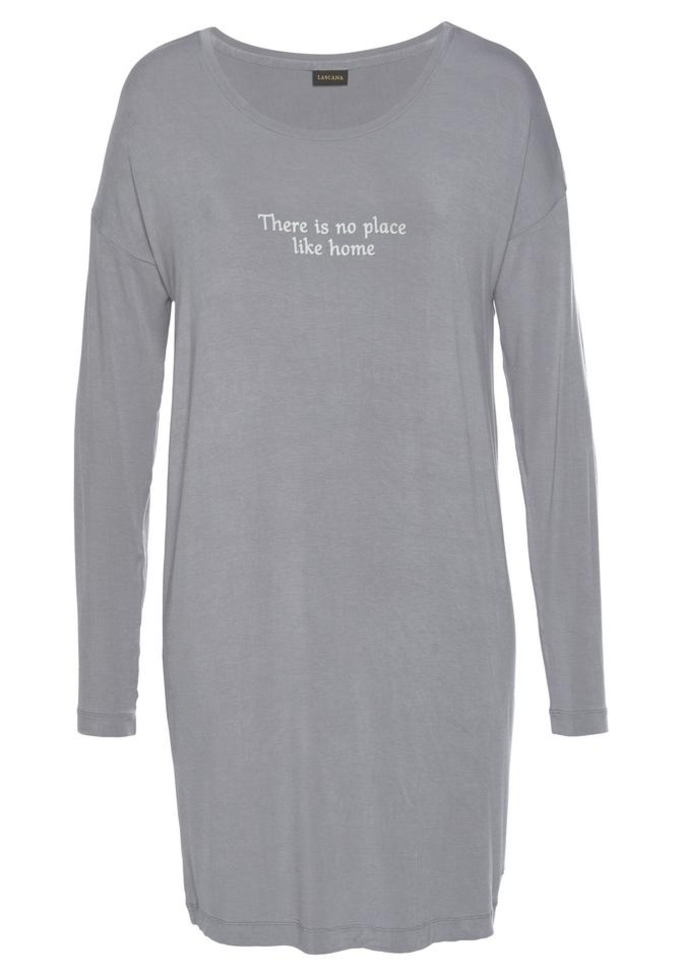 LASCANA - Nachthemd in grau