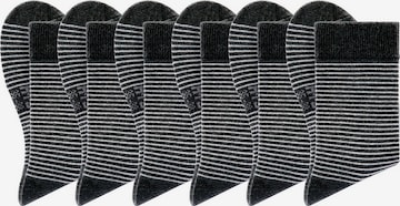 H.I.S Damensocken (6 Paar) in Schwarz