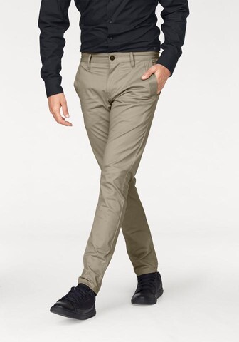 G-Star RAW Slimfit Hose 'Bronson' in Beige: predná strana