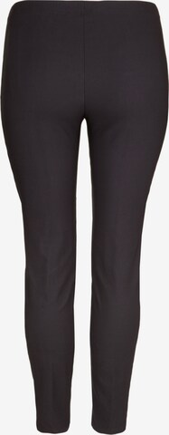 Doris Streich Skinny Hose 'GABARDINE' in Schwarz