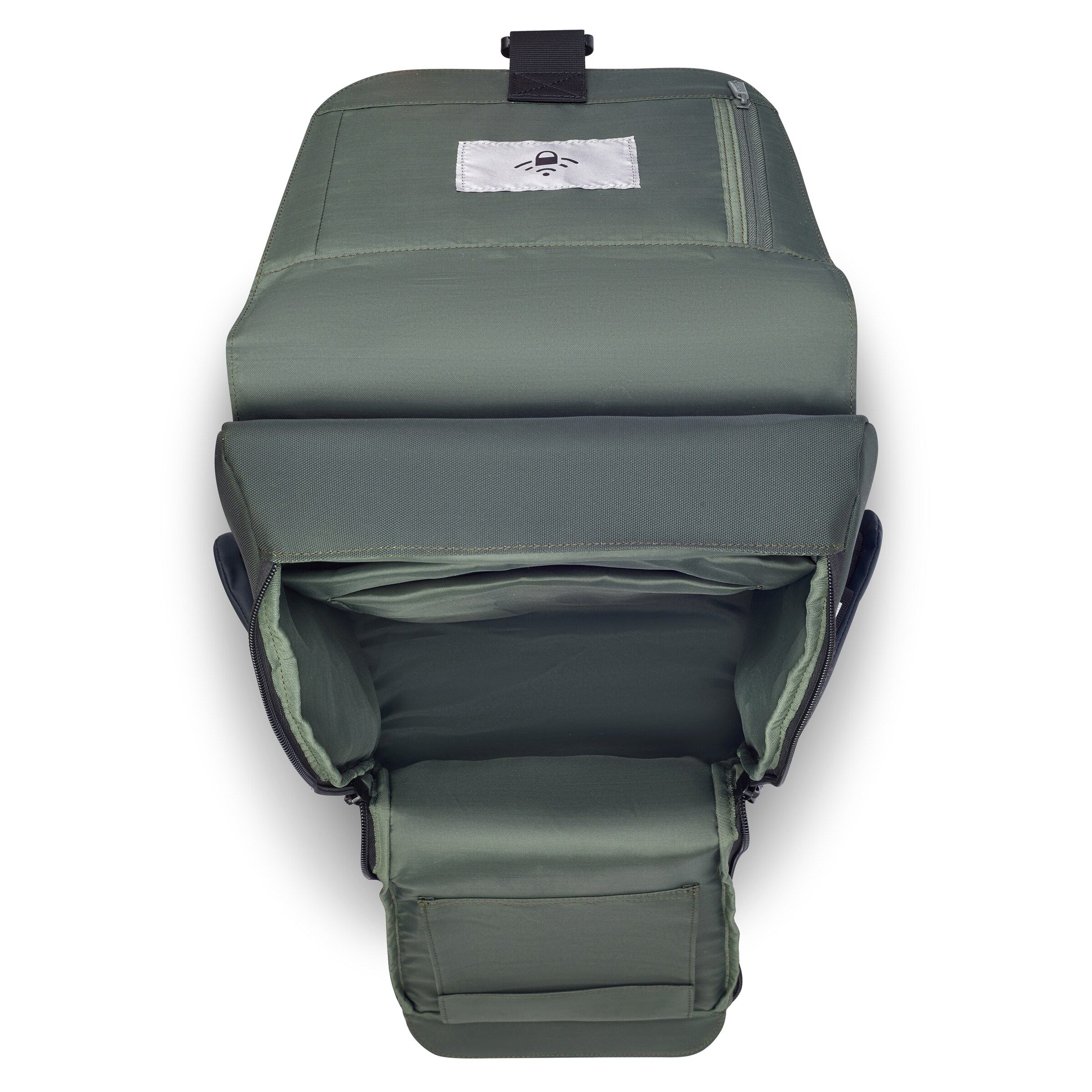 Zaino 'Securflap' di Delsey Paris in verde