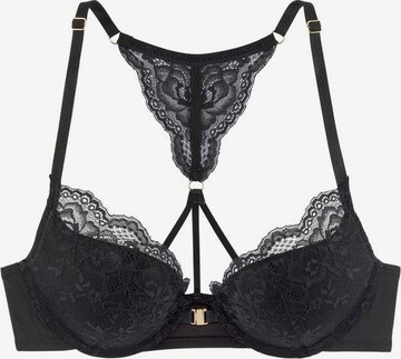 Push-up Soutien-gorge LASCANA en noir : devant