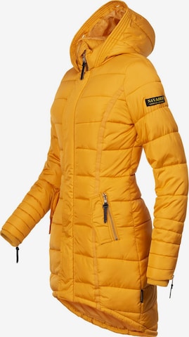 NAVAHOO Winter Coat 'Papaya' in Yellow