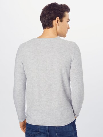 INDICODE JEANS - Pullover 'Christian' em cinzento: atrás