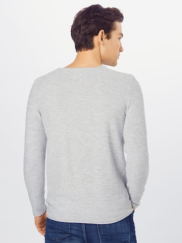INDICODE JEANS Sweater 'Christian' in Grey: back