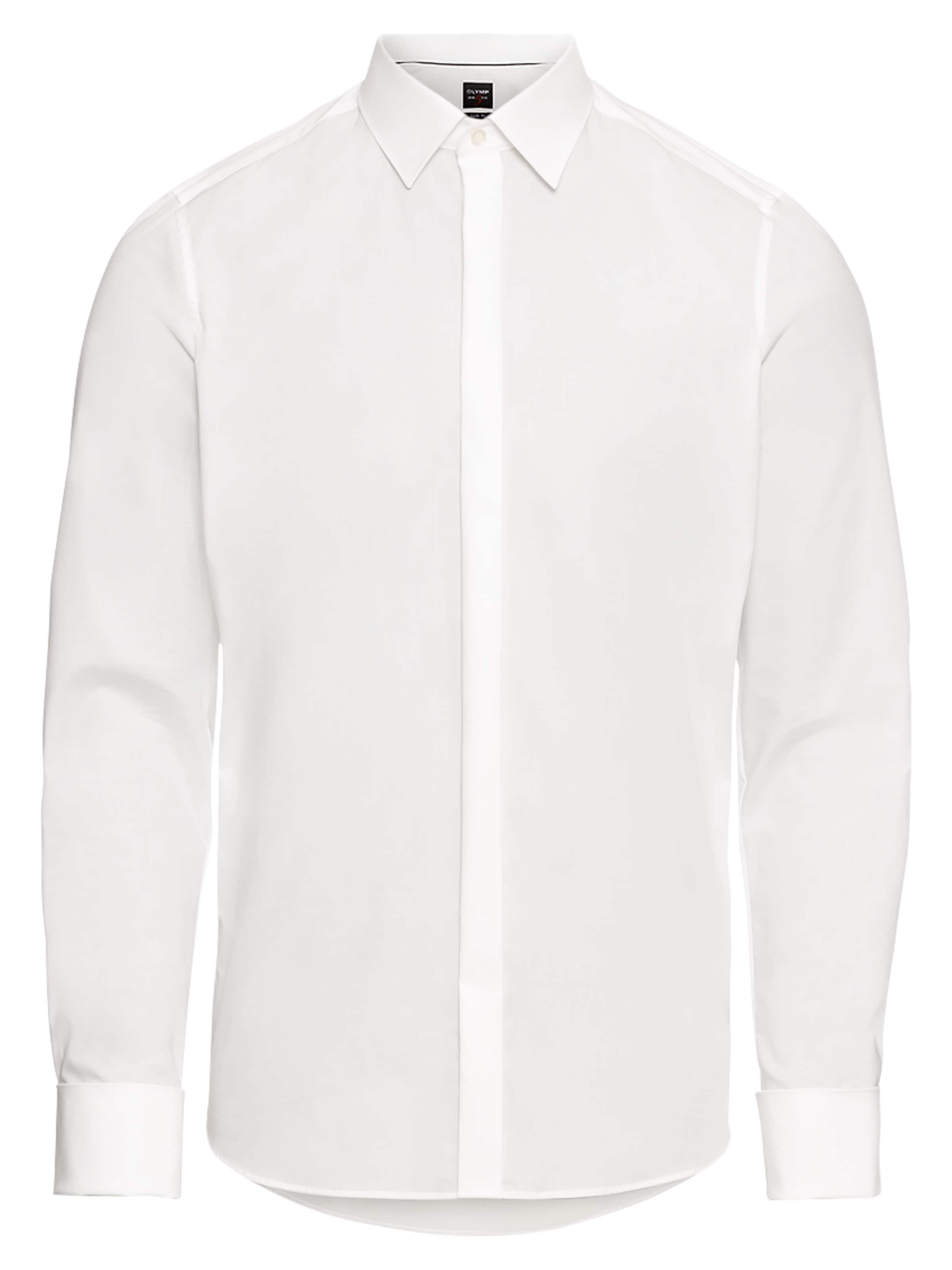 OLYMP Slim fit Business Shirt 'Soiree' in White: front