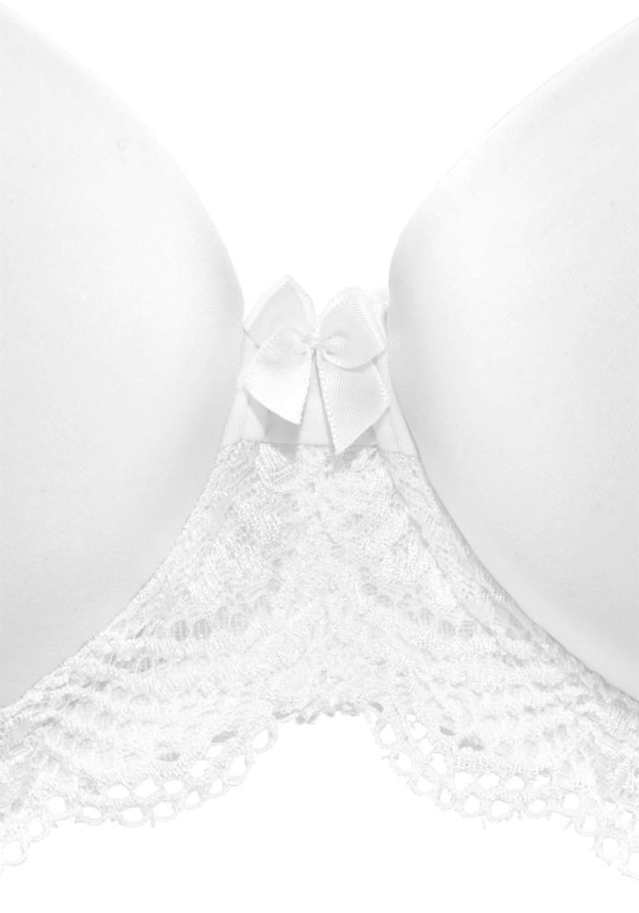 LASCANA T-shirt Podprsenka – bílá