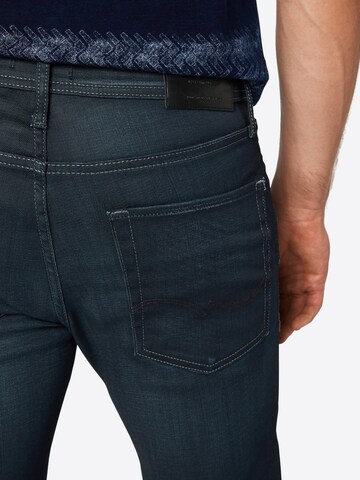 JACK & JONES - Slimfit Calças de ganga 'Tim' em azul