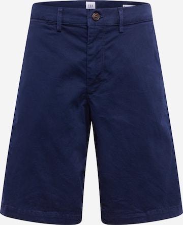 Regular Pantalon chino GAP en bleu : devant