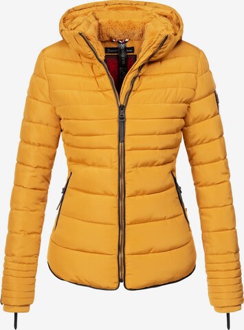 MARIKOO Winterjacke 'Amber' in Gelb: predná strana