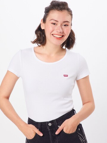 T-shirt LEVI'S ® en blanc : devant