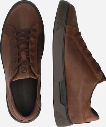 ECCO Sneakers laag 'Street Tray' in Bruin