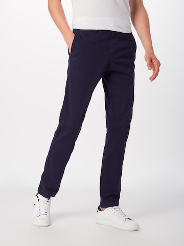 Regular Pantalon chino TOMMY HILFIGER en bleu : devant