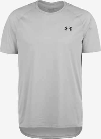 T-Shirt fonctionnel 'Novelty' UNDER ARMOUR en gris : devant