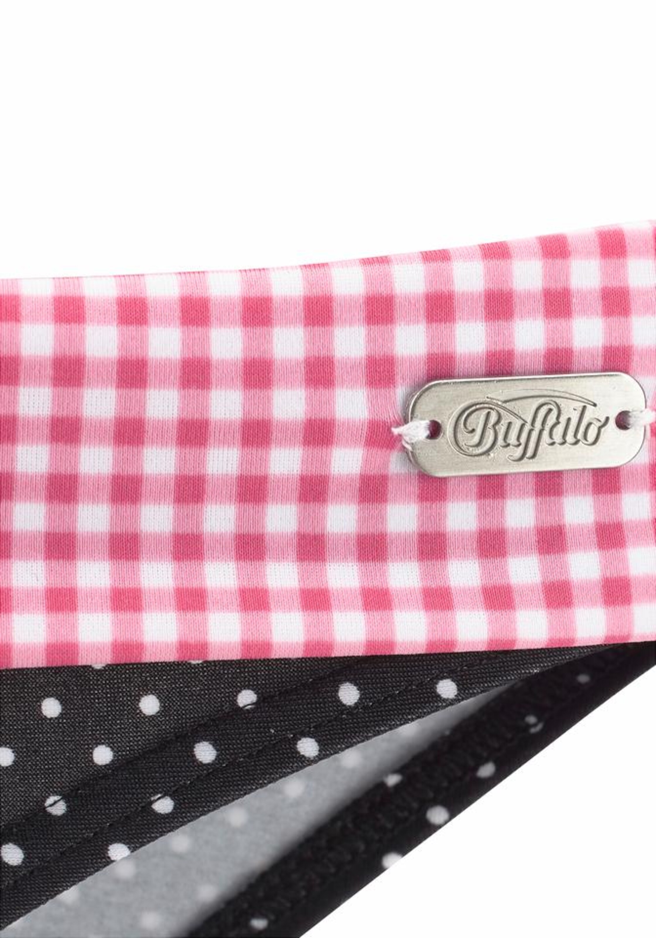 BUFFALO Bikini hlačke 'Vichy' | črna barva