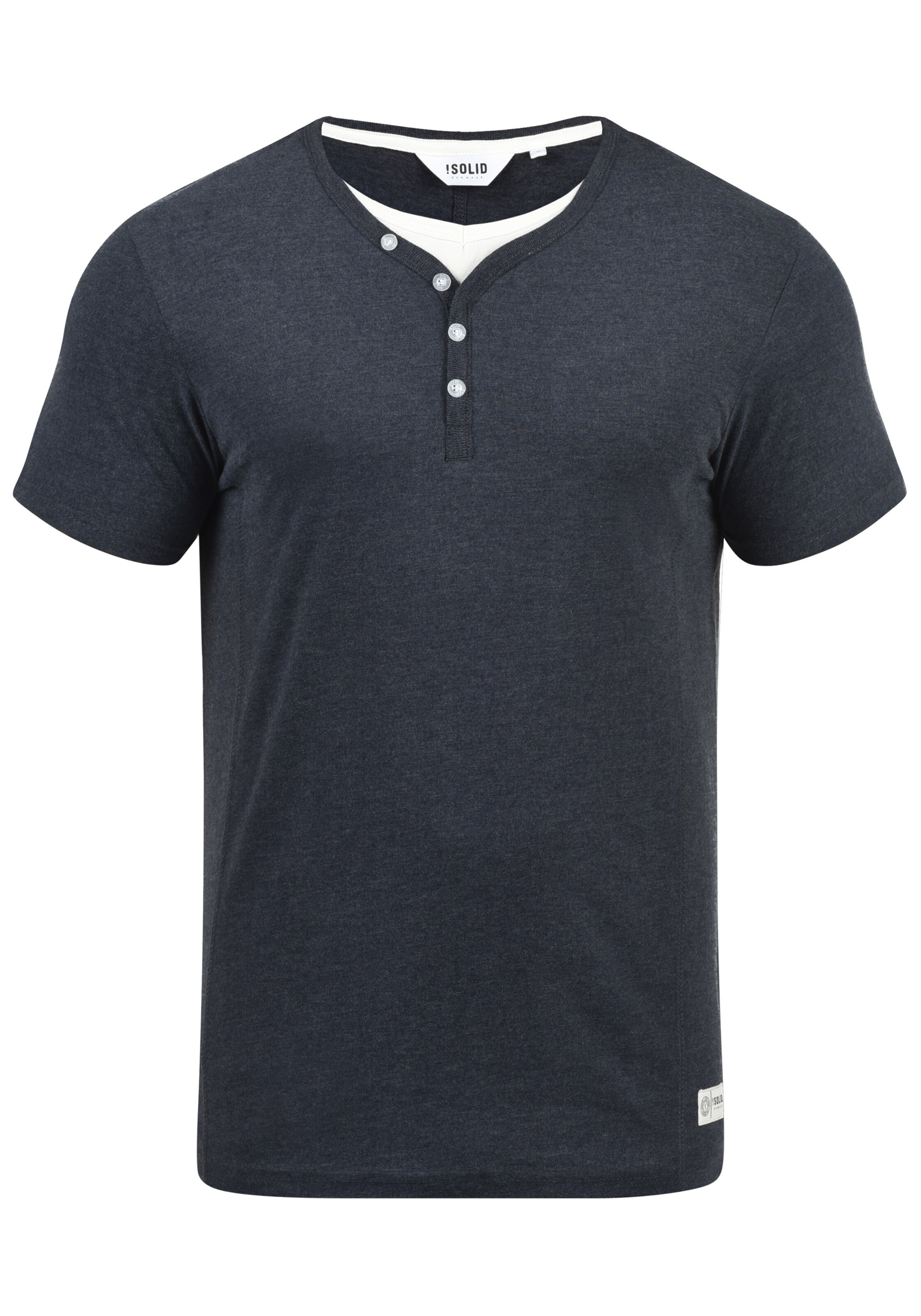 T-Shirt 'Dorian' !Solid en bleu : devant