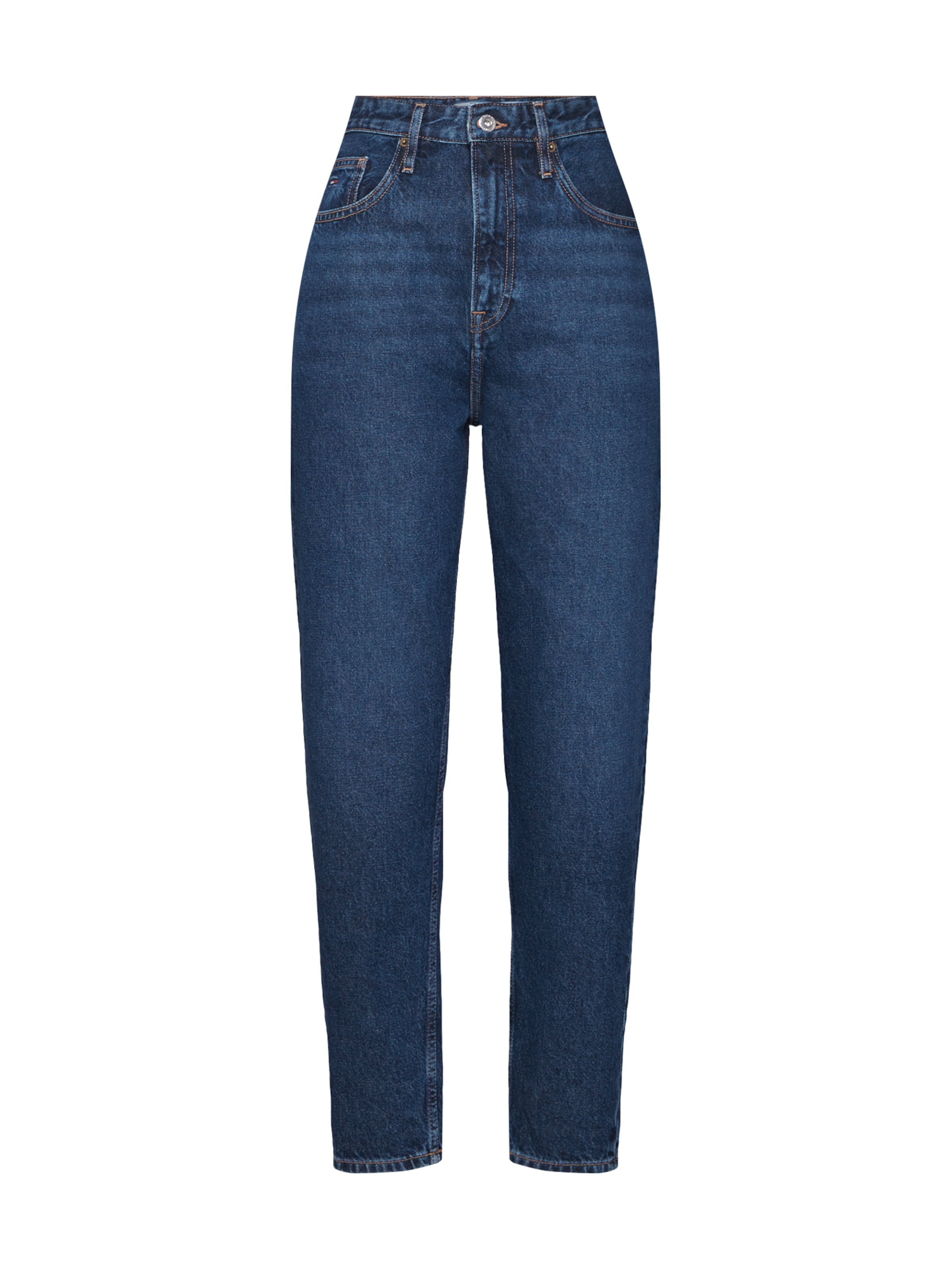Tommy Jeans - Jeans 'Mom Jeans TJ 2004' in de kleur Blauw denim