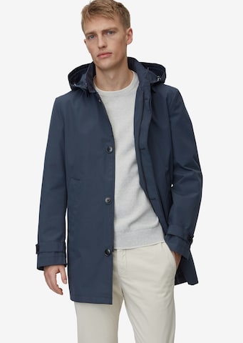 Manteau mi-saison Marc O'Polo en bleu : devant