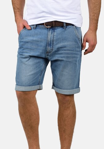 INDICODE JEANS Regular Shorts 'Quincy' in Blau: predná strana