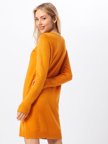 VILA Knit dress 'Ril' in Orange: back