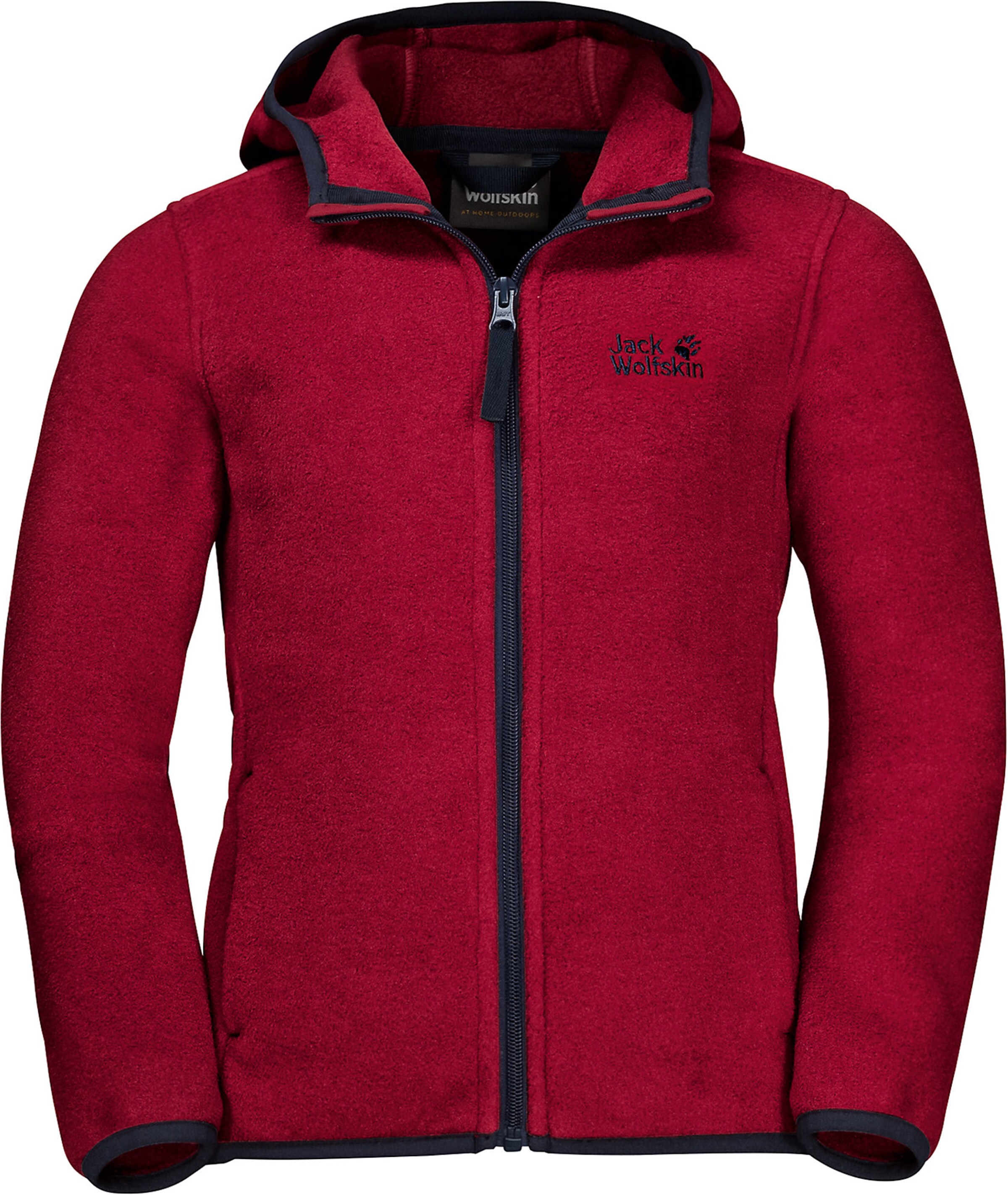 JACK WOLFSKIN - Fleecejacke 'Baksmalla' in rot