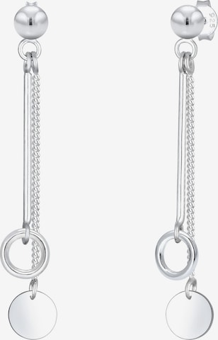 Boucles d'oreilles ELLI en argent : devant