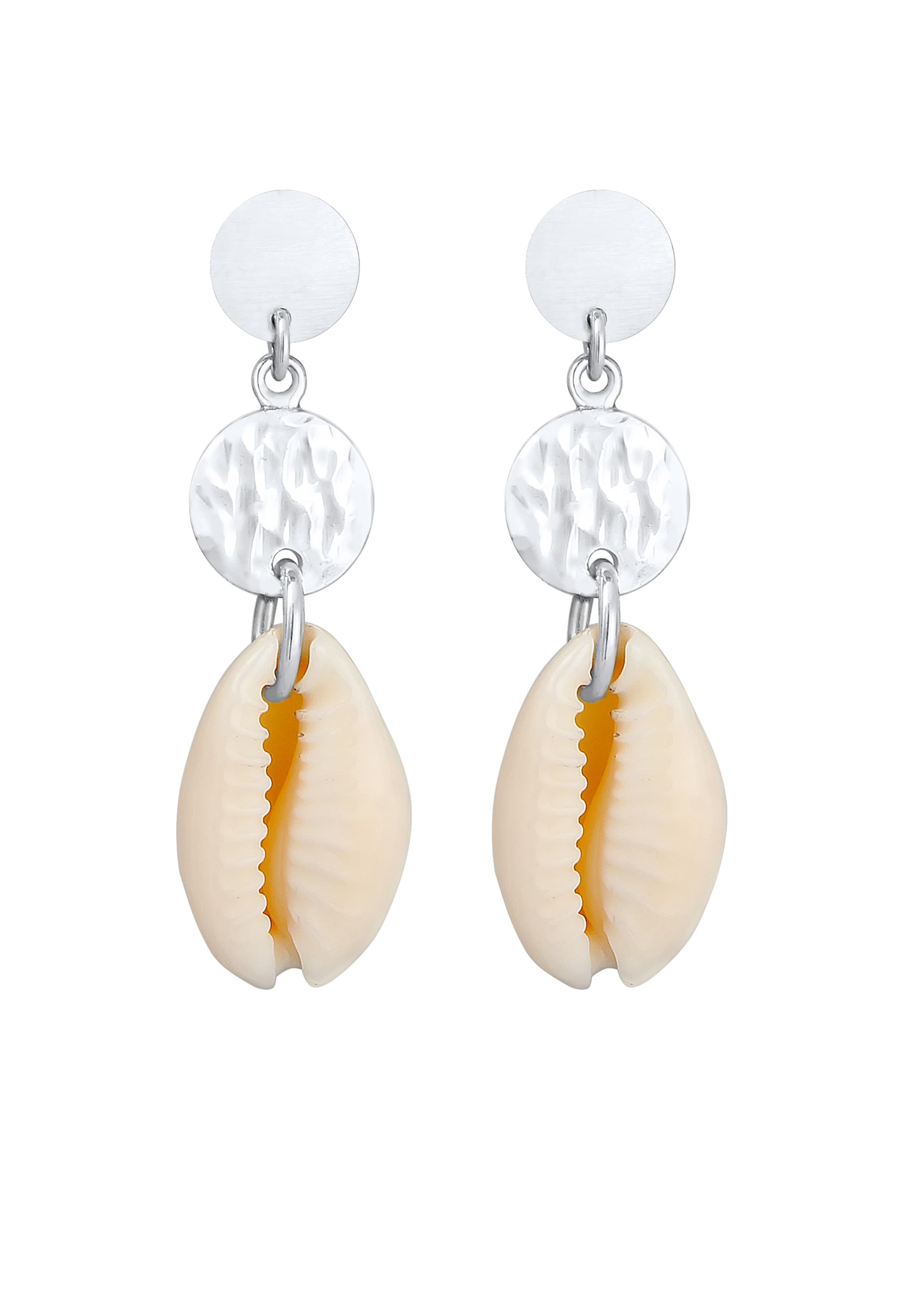 ELLI Earrings 'Muschel' in Silver