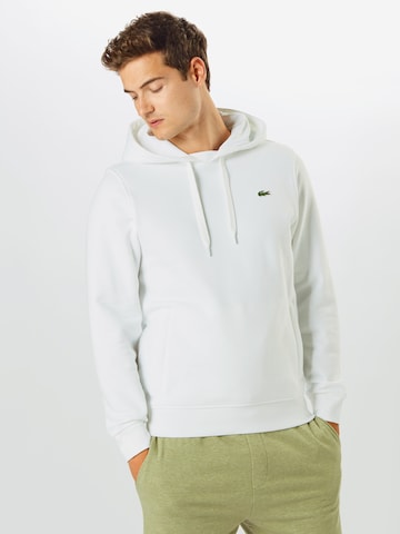 LACOSTE Sweatshirt in White: front