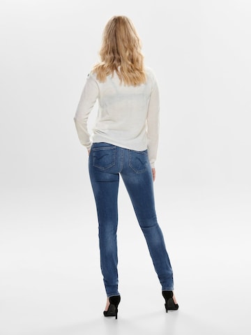 ONLY Slimfit Jeans 'Feva' in Blau