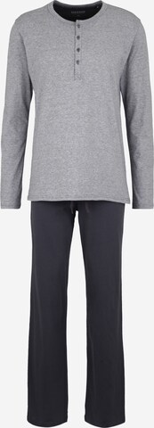 Pyjama long SCHIESSER en gris : devant