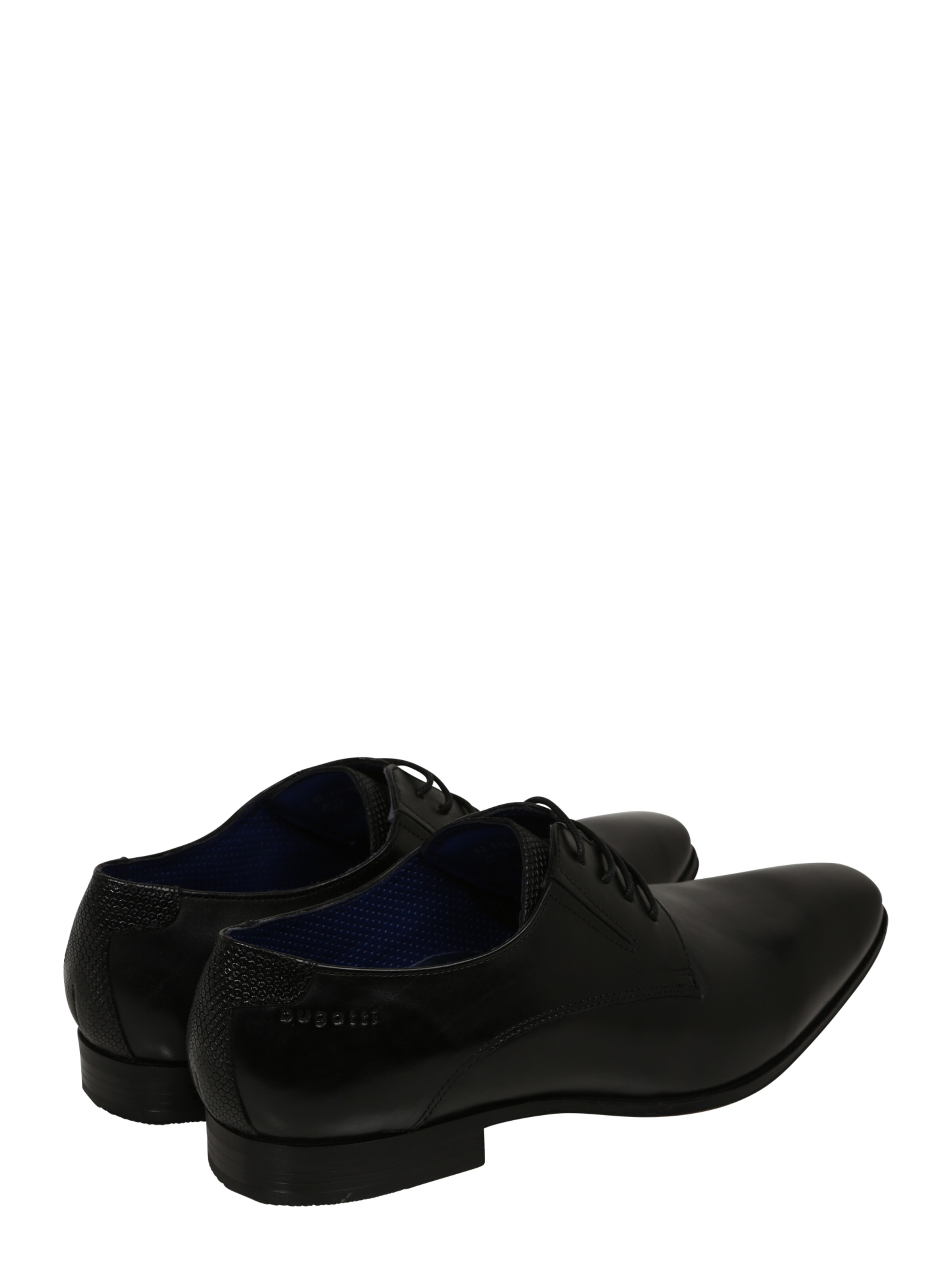 Pantofi cu șireturi de la bugatti pe negru