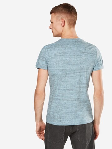 TOM TAILOR T-Shirt 'Crew' in Blau: zadná strana