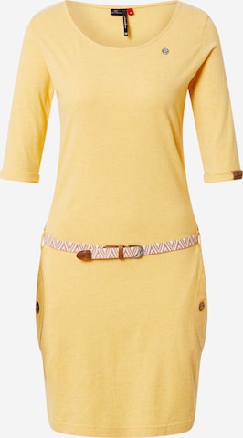 Robe 'Tanya' Ragwear en jaune : devant