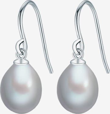 Boucles d'oreilles Valero Pearls en argent : devant