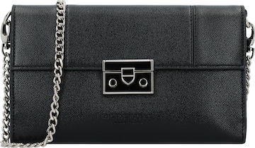 Seidenfelt Manufaktur Clutch in Zwart: voorkant