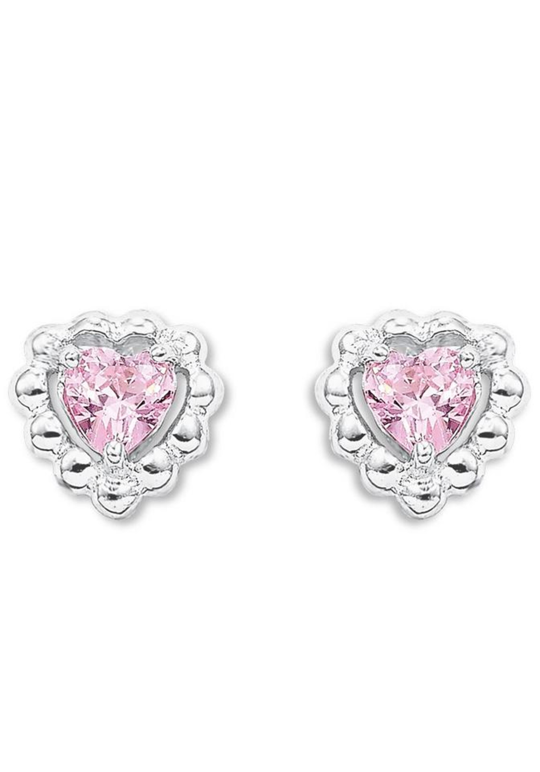 AMOR Ohrstecker in Silber: Vorderseite