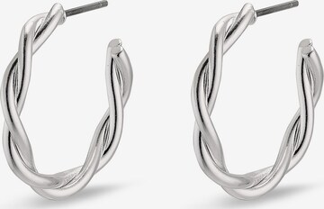 Boucles d'oreilles 'Naja' Pilgrim en argent : devant