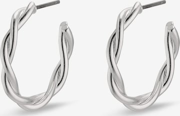 Pilgrim Earrings 'Naja' in Silver: front