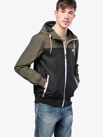 Iriedaily Between-season jacket 'Auf Deck' in Black: front